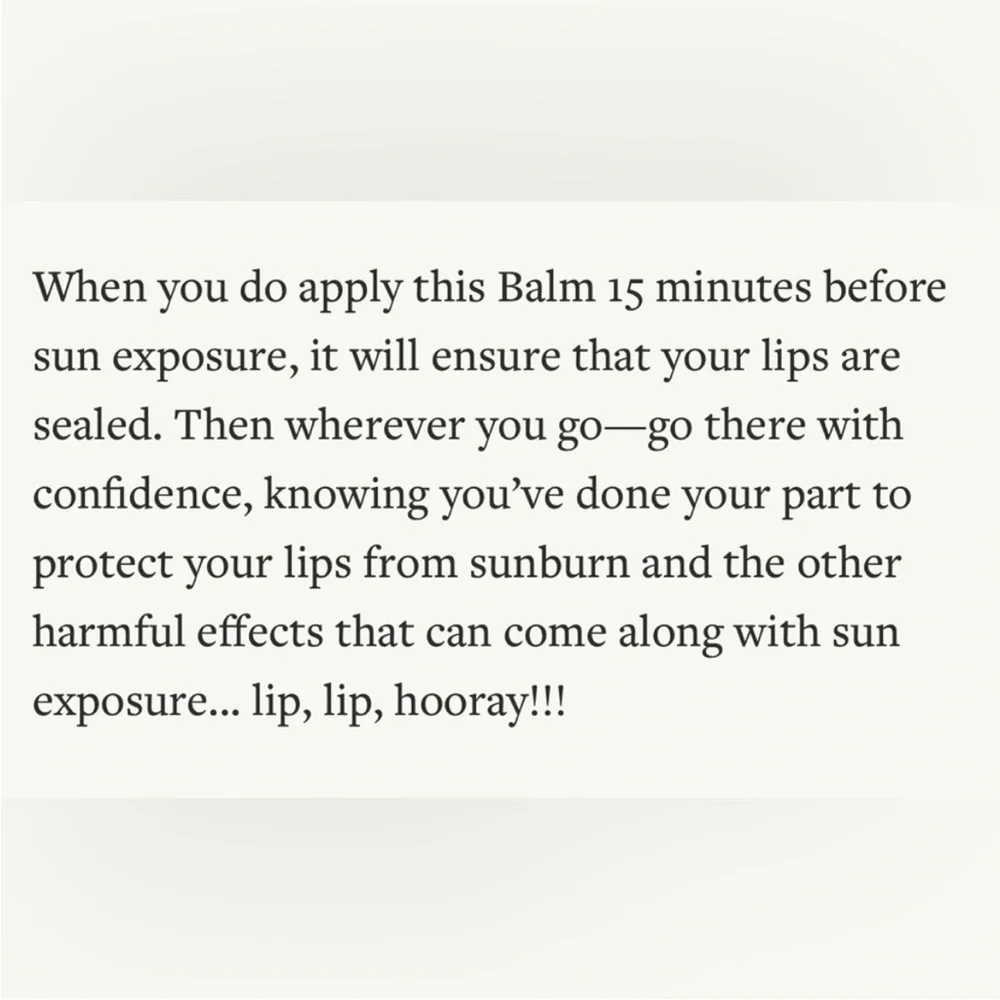 NEW Trader Joe's Sunscreen Lip Balm SPF 30